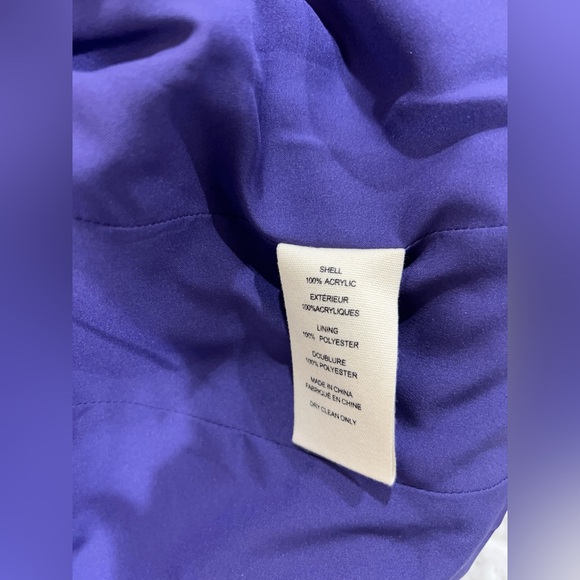 NWT $695 L'AGENCE Inez Houndstooth Pueple Blazer - Picture 4 of 6